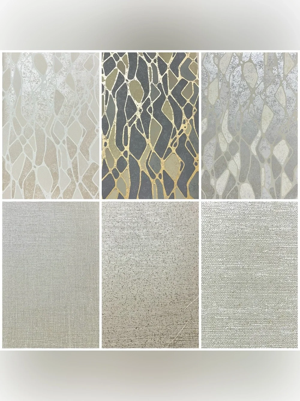 10 Assorted Designer Quality DIY Arts Scrapbooking Sheets Neutral & Abstract Lot
